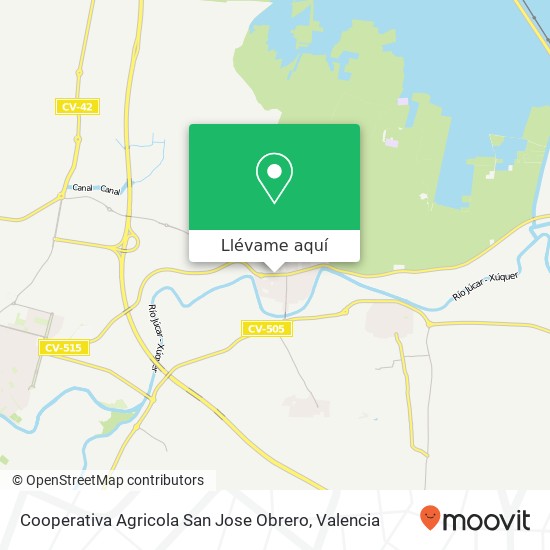 Mapa Cooperativa Agricola San Jose Obrero