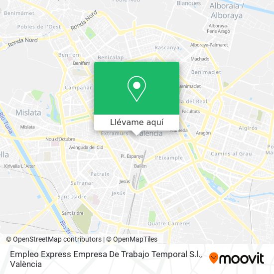 Mapa Empleo Express Empresa De Trabajo Temporal S.l.