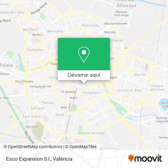 Mapa Esco Expansion S.l.