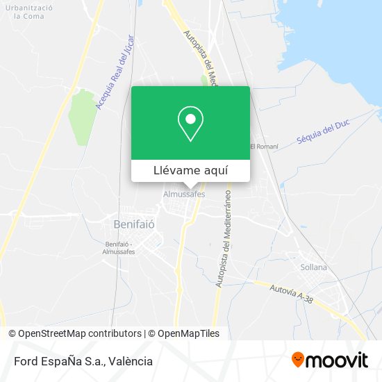 Mapa Ford EspaÑa S.a.