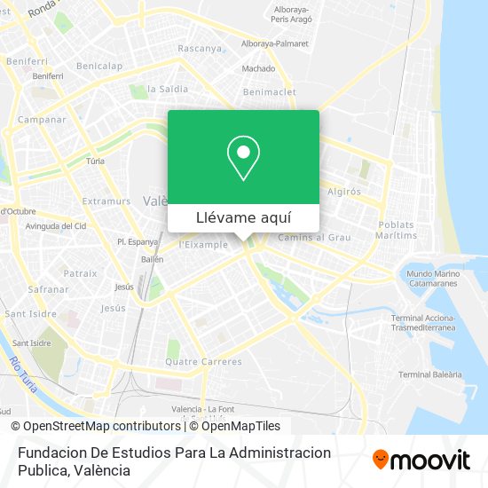 Mapa Fundacion De Estudios Para La Administracion Publica