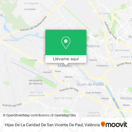 Mapa Hijas De La Caridad De San Vicente De Paul