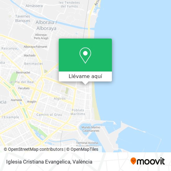 Mapa Iglesia Cristiana Evangelica