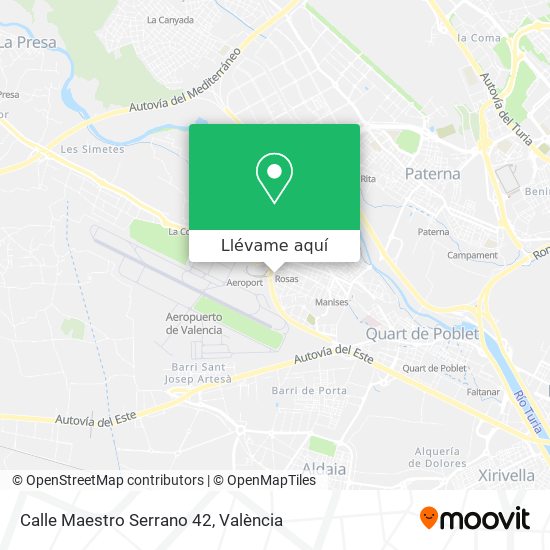 Mapa Calle Maestro Serrano 42