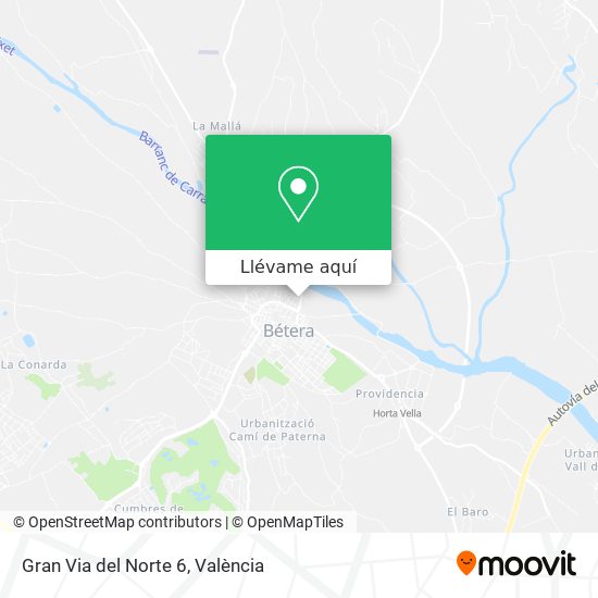 Mapa Gran Via del Norte 6