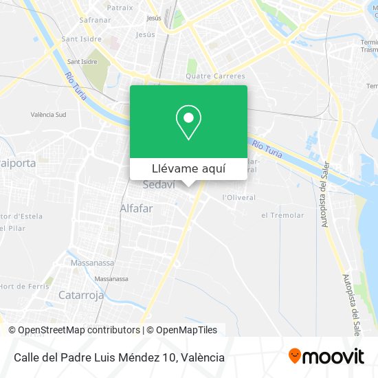 Mapa Calle del Padre Luis Méndez 10