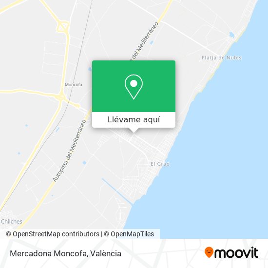 Mapa Mercadona Moncofa