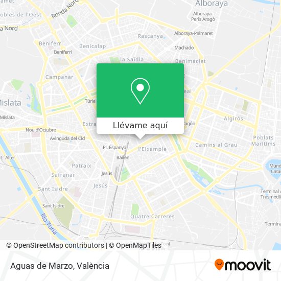 Mapa Aguas de Marzo