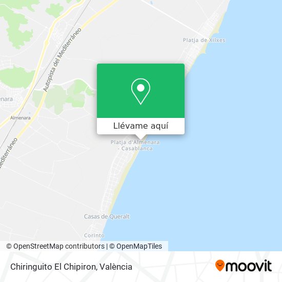 Mapa Chiringuito El Chipiron