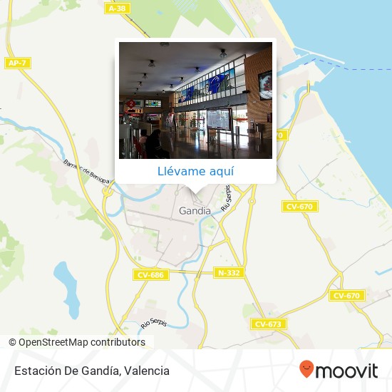 Mapa Estación De Gandía