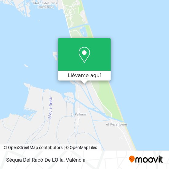 Mapa Séquia Del Racó De L'Olla
