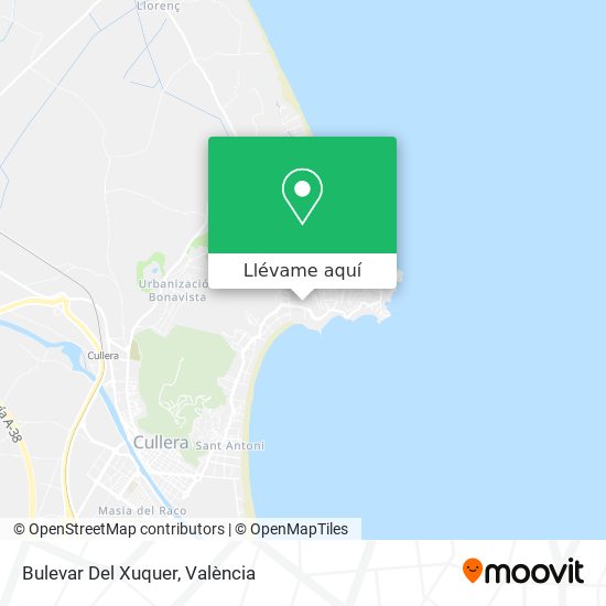Mapa Bulevar Del Xuquer