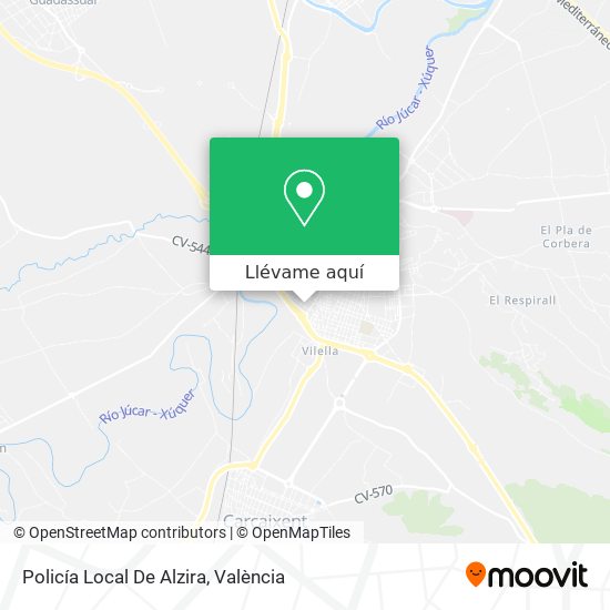 Mapa Policía Local De Alzira
