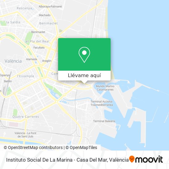 Mapa Instituto Social De La Marina - Casa Del Mar