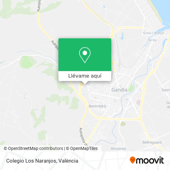 Mapa Colegio Los Naranjos