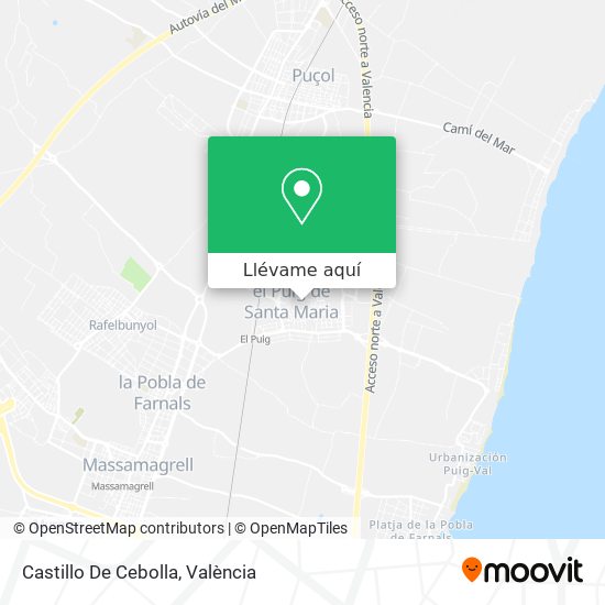 Mapa Castillo De Cebolla