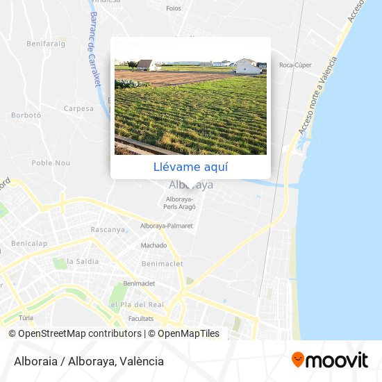 Mapa Alboraia / Alboraya