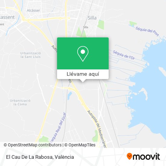 Mapa El Cau De La Rabosa