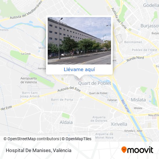 Como Llegar A Hospital De Manises En Manises En Autobus Metrovalencia O Tren