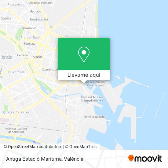 Mapa Antiga Estació Marítima
