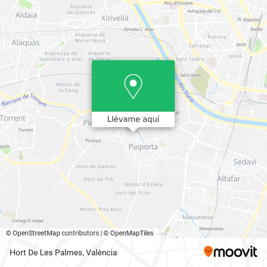 Mapa Hort De Les Palmes