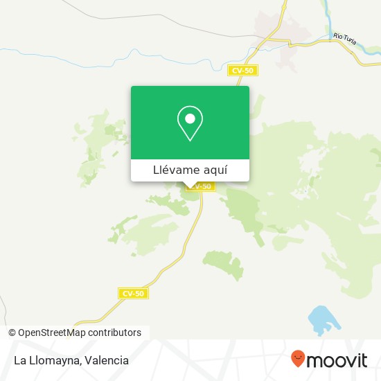 Mapa La Llomayna