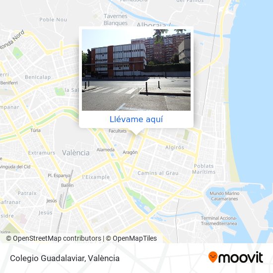 Mapa Colegio Guadalaviar