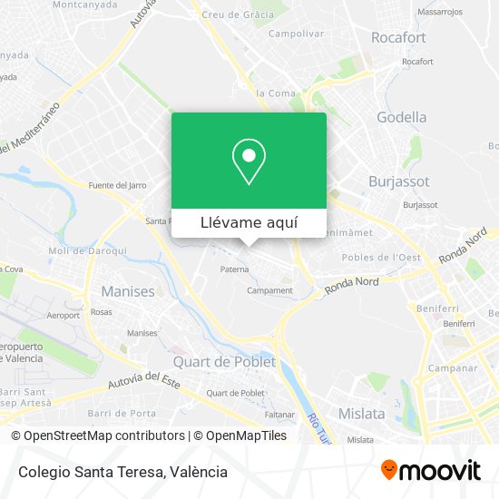 Mapa Colegio Santa Teresa