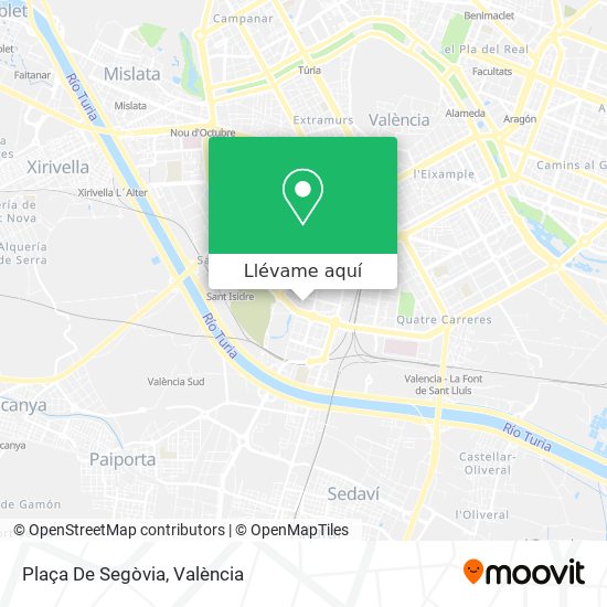 Mapa Plaça De Segòvia