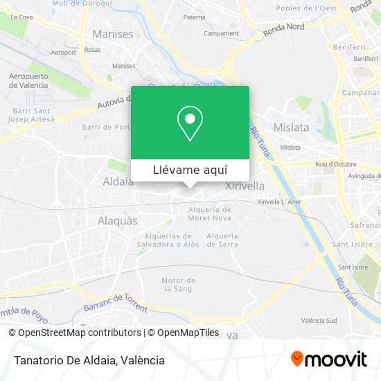 Mapa Tanatorio De Aldaia