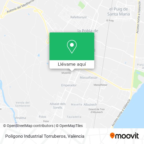Mapa Polígono Industrial Torruberos