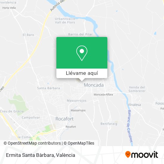 Mapa Ermita Santa Bàrbara