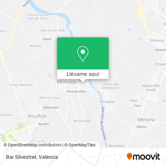 Mapa Bar Silvestret