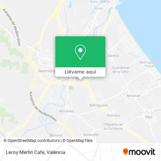 Mapa Leroy Merlin Cafe