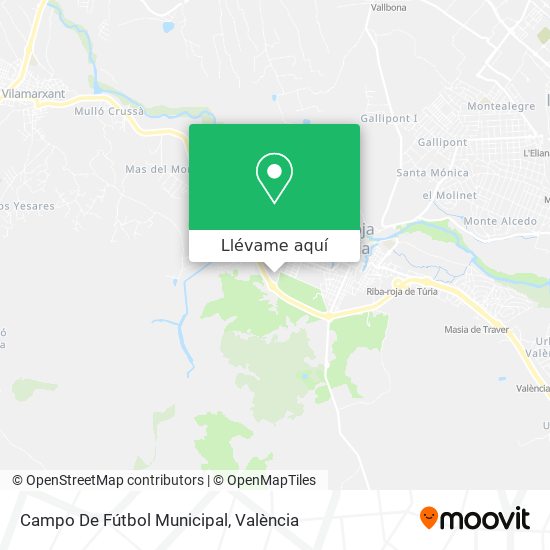 Mapa Campo De Fútbol Municipal