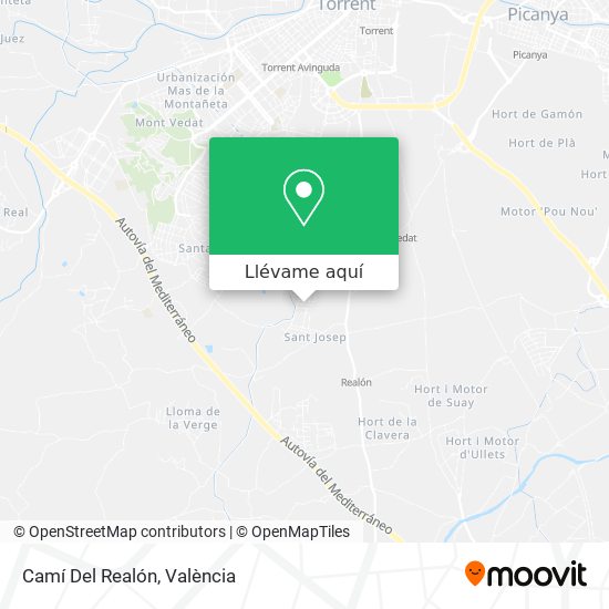 Mapa Camí Del Realón