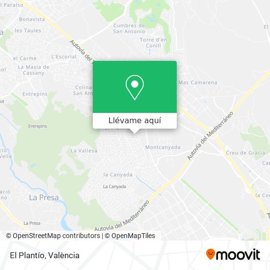 Mapa El Plantío