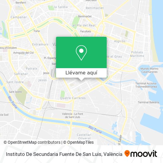 Mapa Instituto De Secundaria Fuente De San Luis