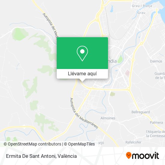 Mapa Ermita De Sant Antoni