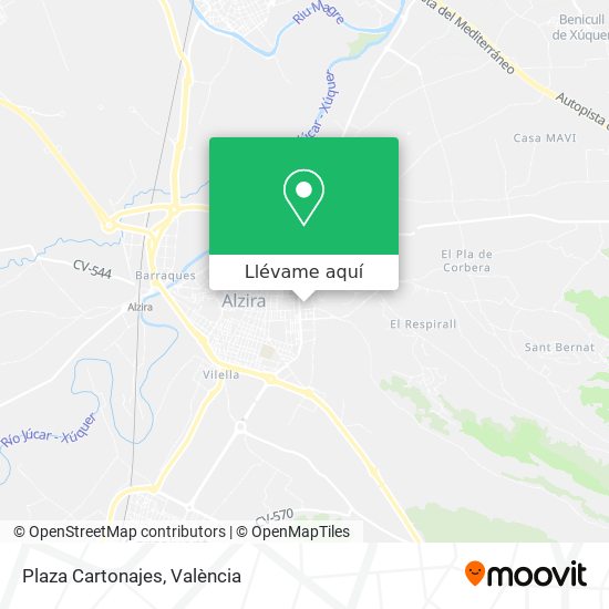 Mapa Plaza Cartonajes