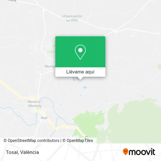 Mapa Tosal