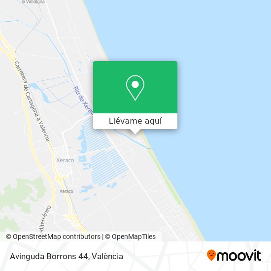 Mapa Avinguda Borrons 44