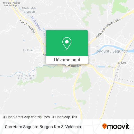Mapa Carretera Sagunto Burgos Km 3