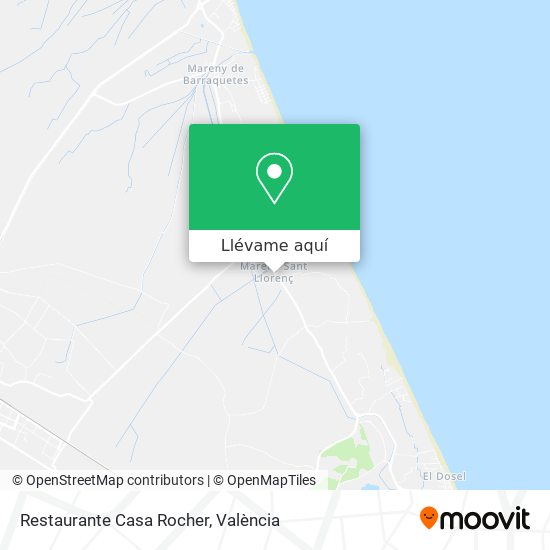 Mapa Restaurante Casa Rocher