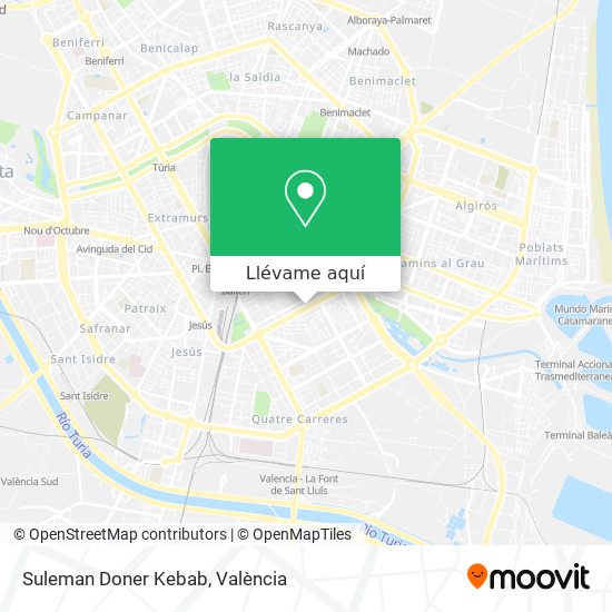 Mapa Suleman Doner Kebab