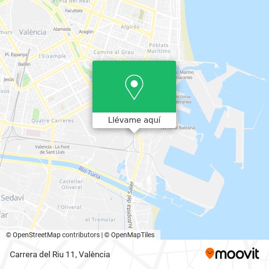 Mapa Carrera del Riu 11