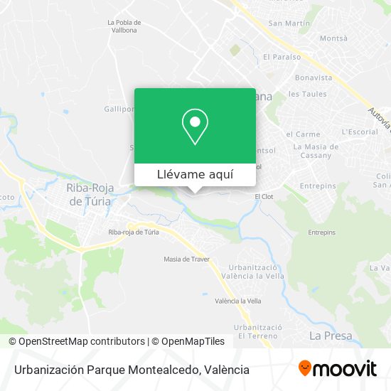 Mapa Urbanización Parque Montealcedo