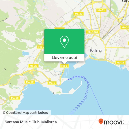 Mapa Santana Music Club