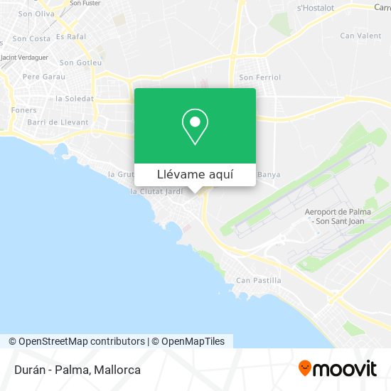 Mapa Durán - Palma