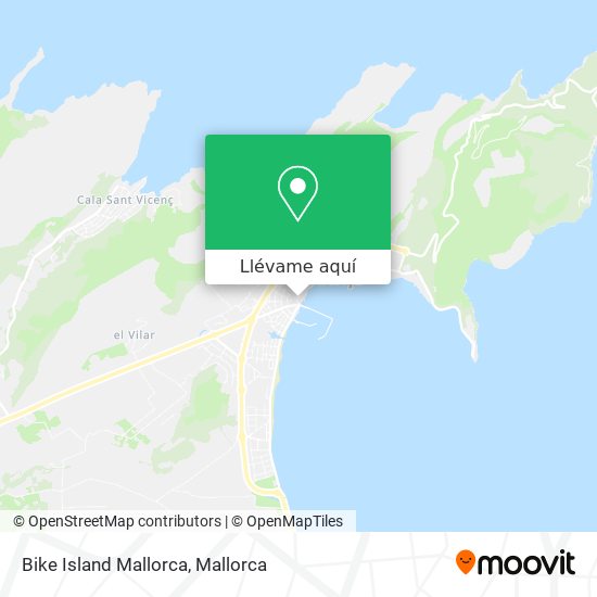 Mapa Bike Island Mallorca